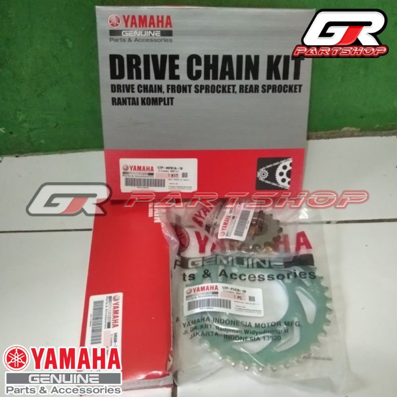 gear set jupiter z pnp f1zr ori ygp fizr fiz f1z r gir rantai rante drive chain sprocket girset