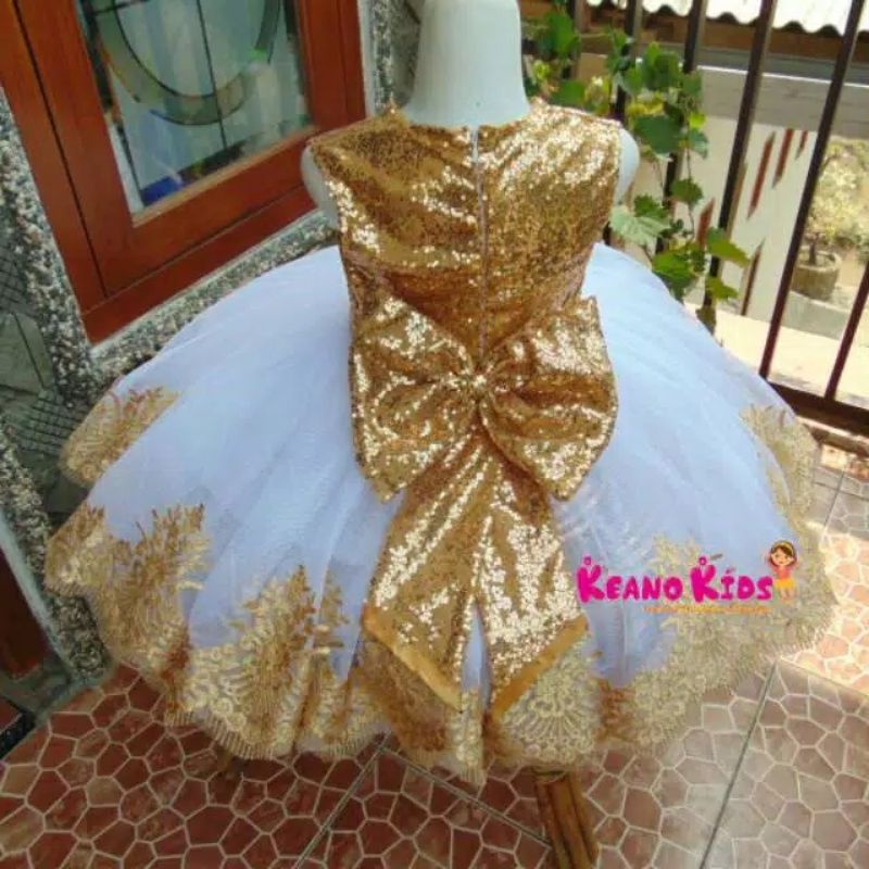 Dress tutu party megar mutiara