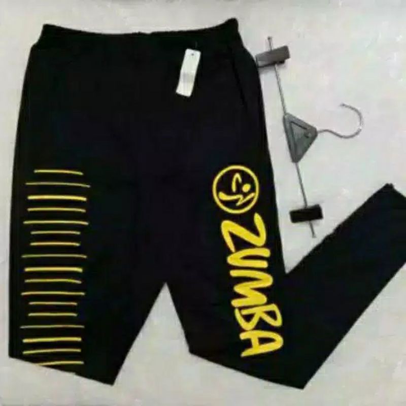 legging sport wanita bahan spandek