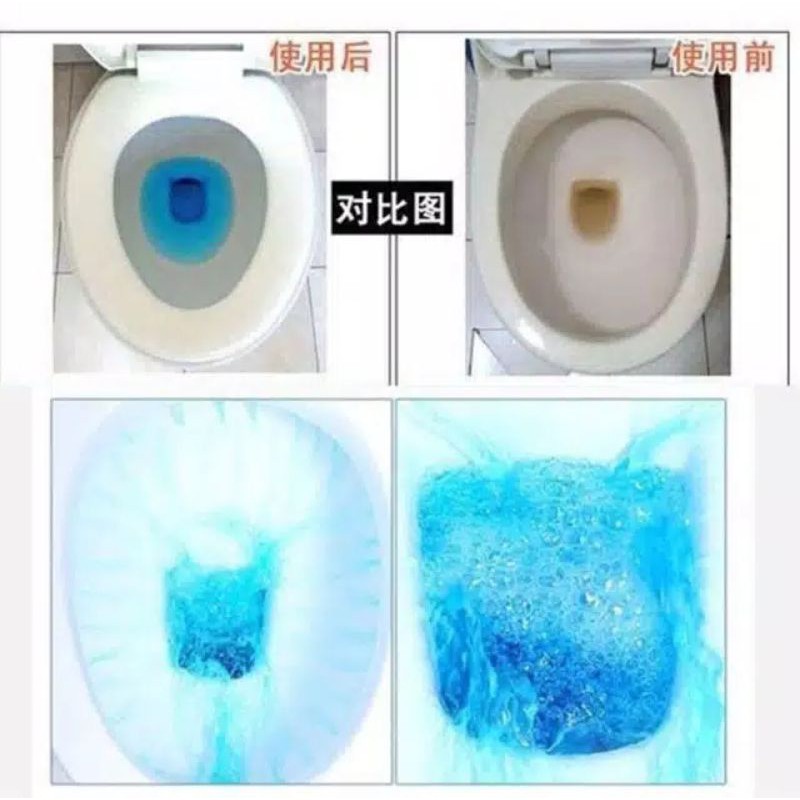 Tablet Biru Pembersih Penyegar Toilet Kloset / Pembersih Closet Kamar Mandi