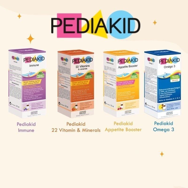 Pediakid appetite booster pediakid 22 vitamin anak penambah nafsu makan anak pediakid immune 125ml