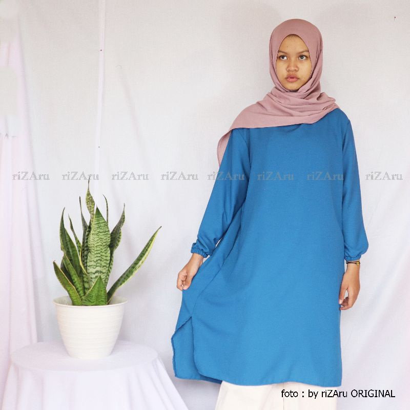 Tunik Belah Pinggir | Atasan Gamis by riZAru