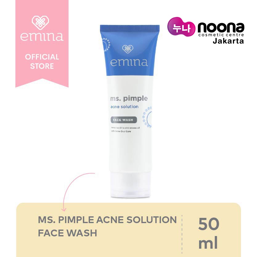 EMINA MS. PIMPLE ACNE SOLUTION FACE WASH 50ML -NJ