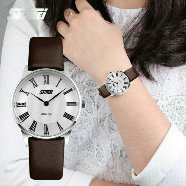 Jam Tangan wanita Original Anti Air Casual, Super Tipis /SKMEI