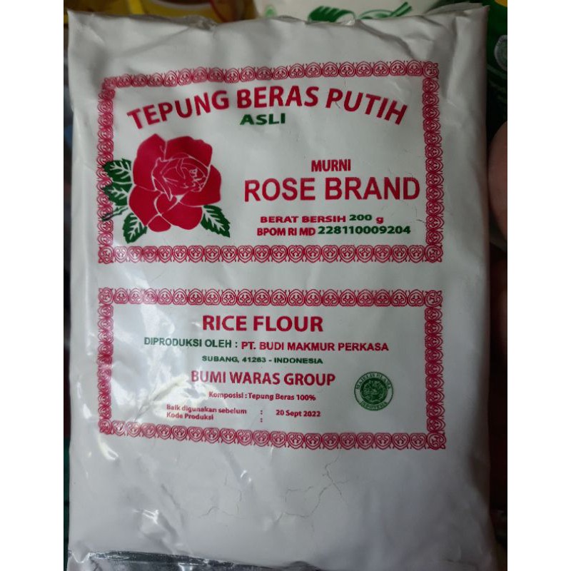 

tepung beras putih rose brand 200gr