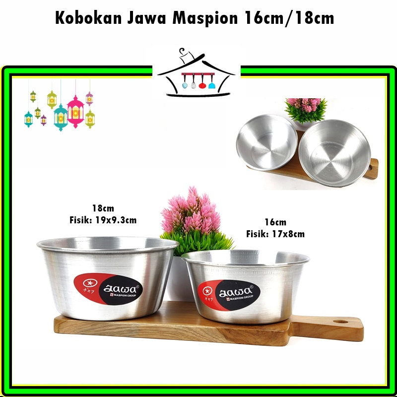 Kobokan Jawa Maspion 16cm/18cm