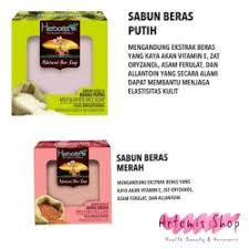 Herborist Natural Bar Soap Sere / Beras Putih / Beras Merah / Beras Hitam / Zaitun / Frangipani