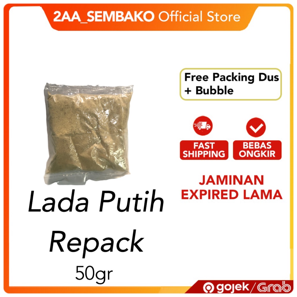 

Lada Putih Bubuk 50Gr 1Pcs