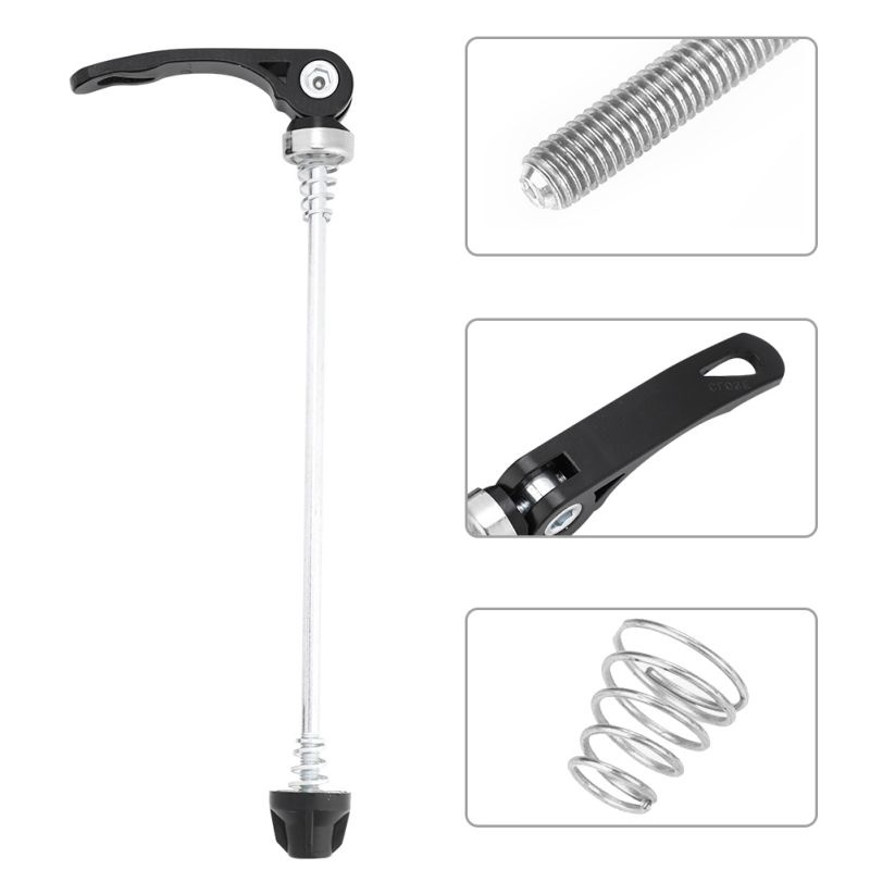 Sepasang Quick Release Sepeda Hub Skewer Qr Skewer Baut As Roda Sepeda-185/145mm