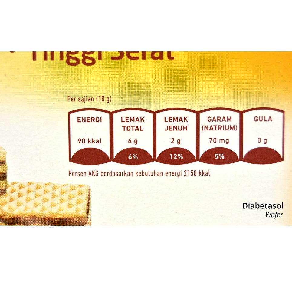 

HB0V89 Tropicana Slim Cookies / Diabetasol Wafer Cemilan Sehat Tanpa Gula Untuk Diet & Penderita Dia