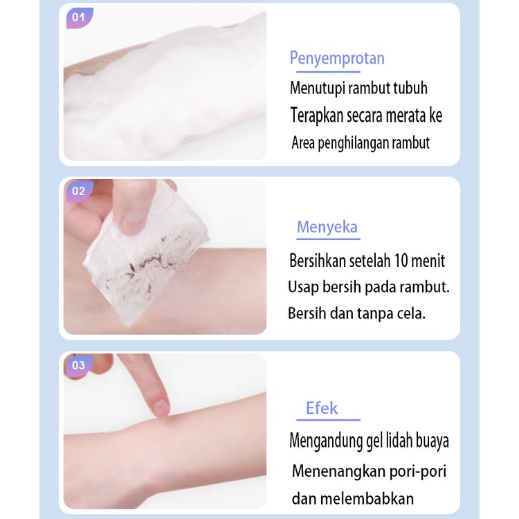 Krim penghilang bulu bagian pribadi Spray Penghilang Rambut Hair Removal Krim Pemutih Dan Penghilang Rambut 150ml Krim penghilang perawatan kulit Menghilangkan bulu dengan lembut tanpa rasa sakit bagian pribadi dan seluruh tubuh