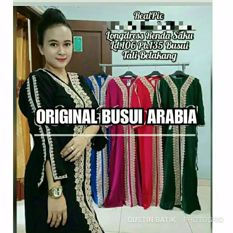 DASTER RENDA ARAB/DASTER ARAB/KONFEKSI DASTER