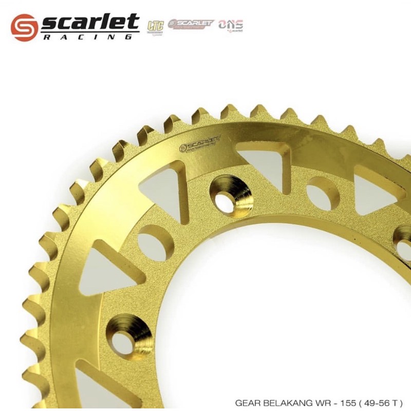 Gear Belakang WR155 Gear Belakang Scarlet WR155 Gear Belakang scarlet gold Wr155
