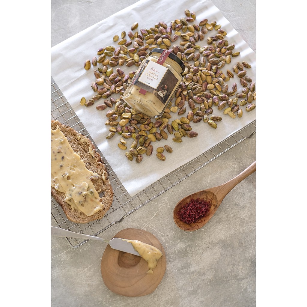 

Saffron Vanilla Pistachio Spread