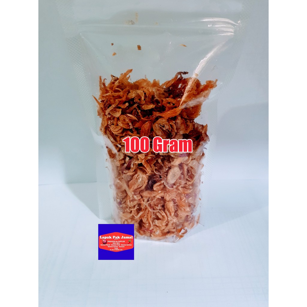 

Bawang GORENG - 100 Gram - Lapak Pak Jamal (LPJ)