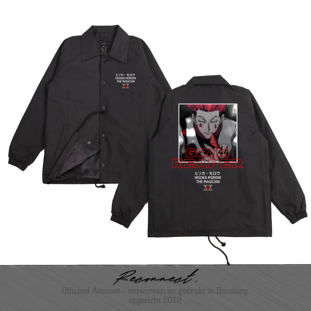 Reconnect Coach Jacket Anime Hunter x Hunter Hisoka Morow - Unisex