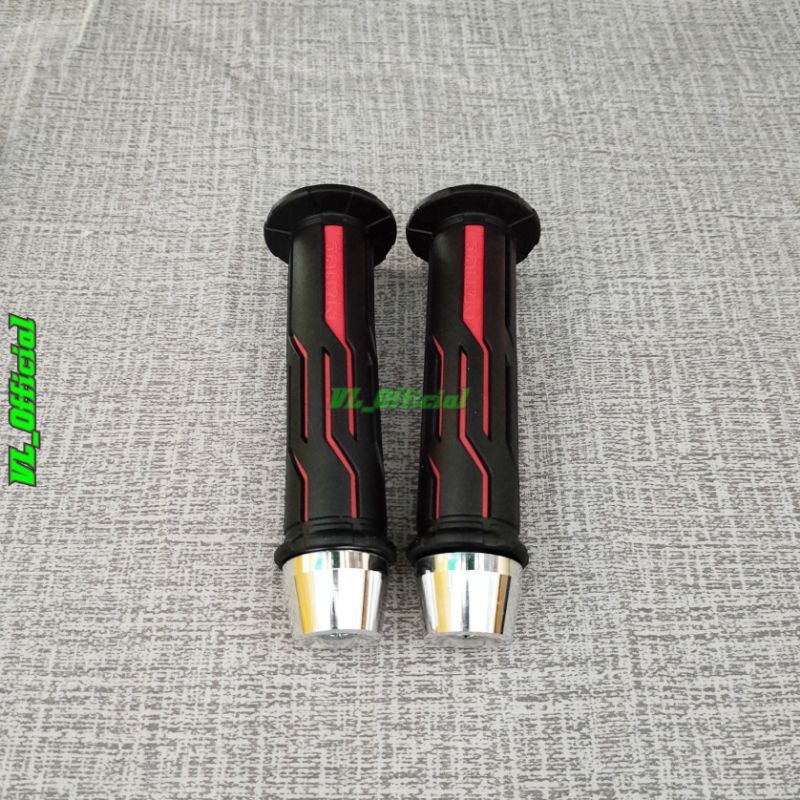 handgrip sarung gas Thailand + jalu stang chrome model pcx universal motor grip Thailand plus bandul jalu beat mio vario genio Scoopy fazzio ktc rcb domino