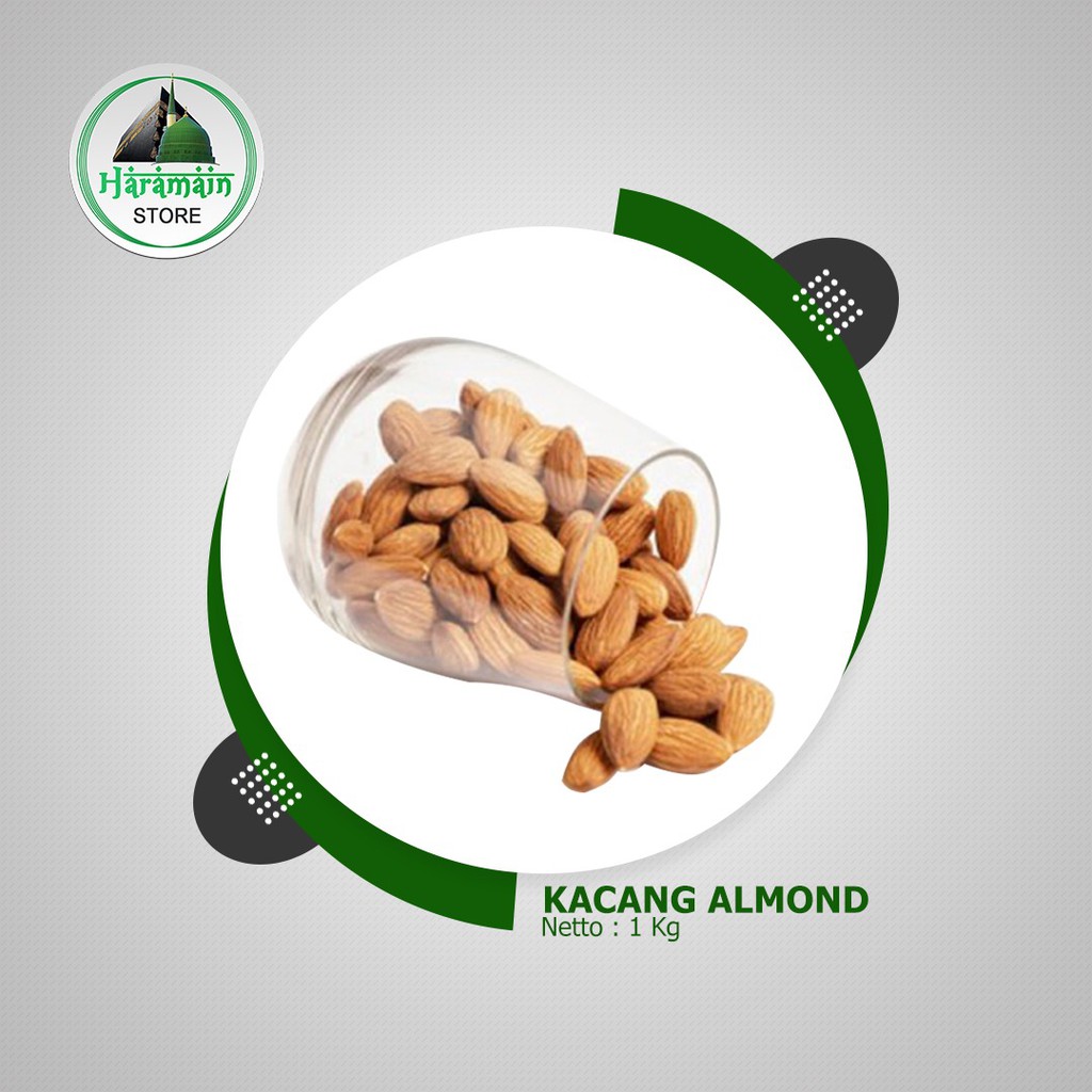 

KACANG ALMOND / 500 GRAM - 1 KG