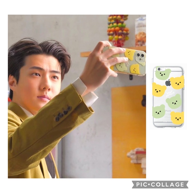 EXO Oh Sehun cute bear custom phone case