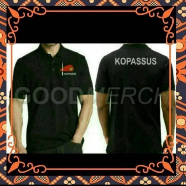 Bigsize Poloshirt/kaos kerah KOPASSUS terlaris