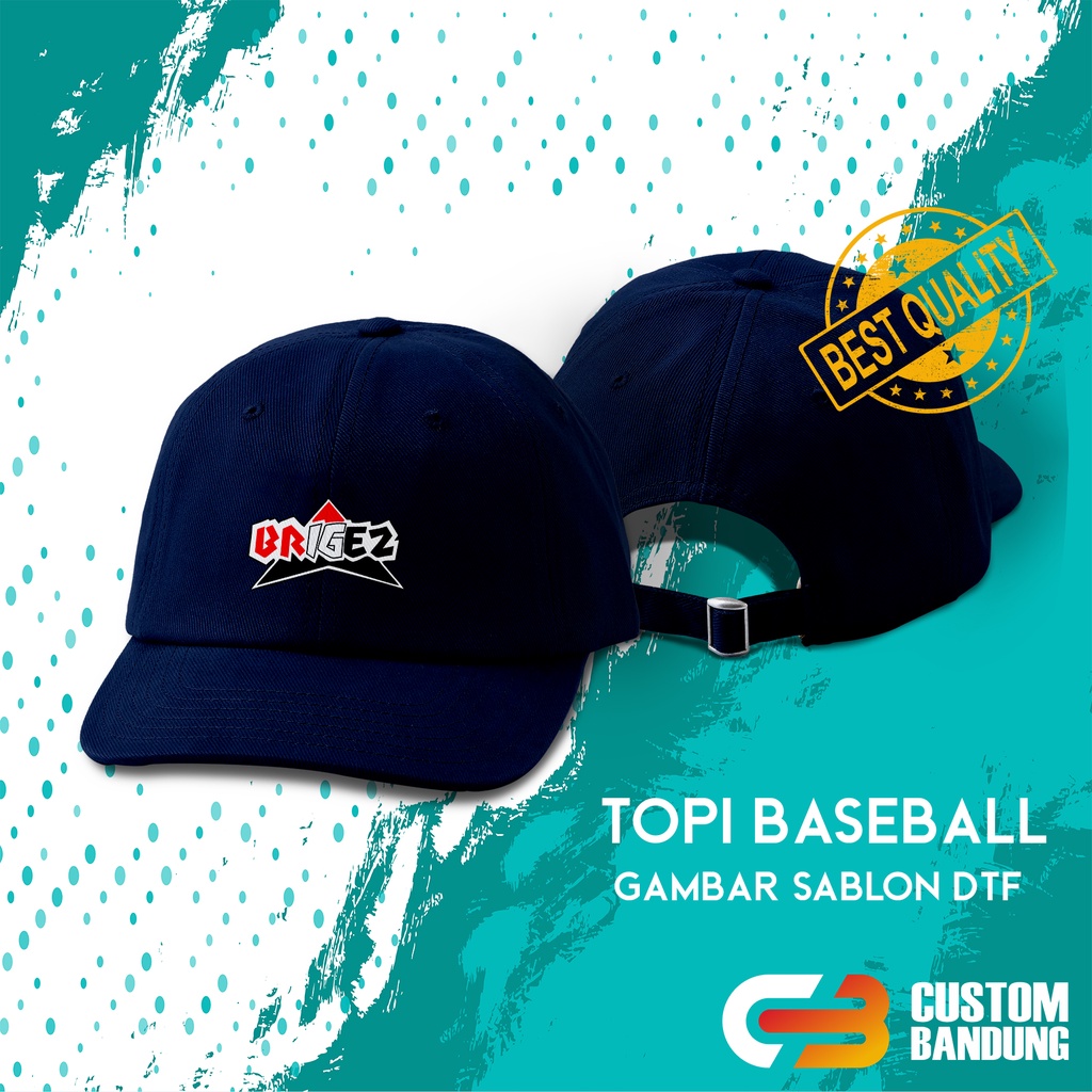 Topi Baseball BRIGEZ 2 Pria Wanita Bisa COD Original High Premium Quality