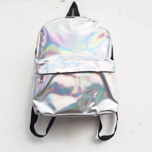 Backpack tas ransel mini hologram