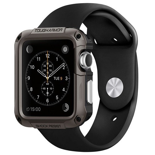 Spigen Case Apple Watch 42mm Case Tough Armor Original - Gun Metal