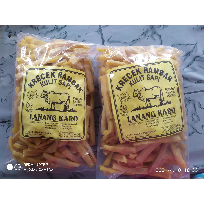 

Rambak super/krecek/rambak sapi/ rambak kulit