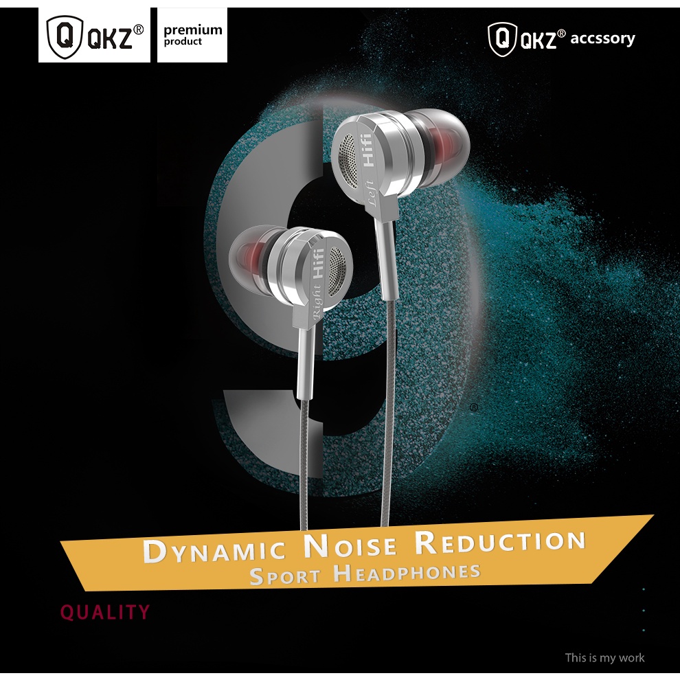 IDN TECH - QKZ Bass Metal Earphone with Mic - QKZ-DM9