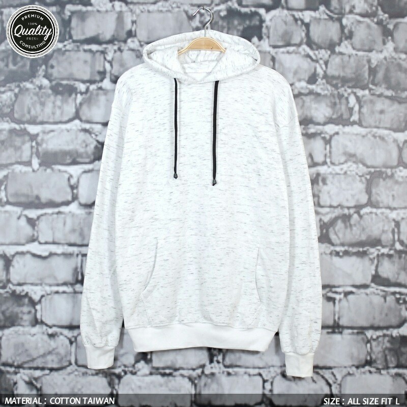 HOODIE WHITE MISTY PREMIUM DISTRO KONVEKSI BANDUNG