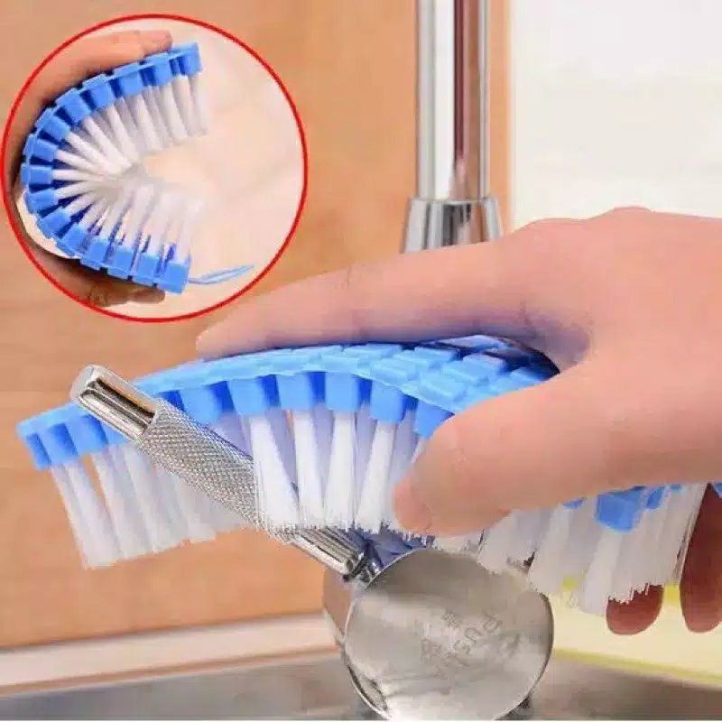 ♫ Megata ♫ A066 Sikat Toilet WC Dapur Flexible Serba Guna Import