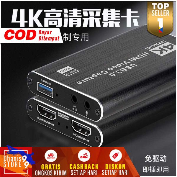 HDMI Video Smartphone Game PS4 TV Capture Card Adapter Grabber Record Box USB Konektor Komputer