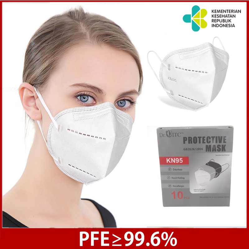 MASKER Masker KN95 5 ply Premium Perpack 10PCS termurah Masker KN 95 5Ply Earloop Disposable Mask