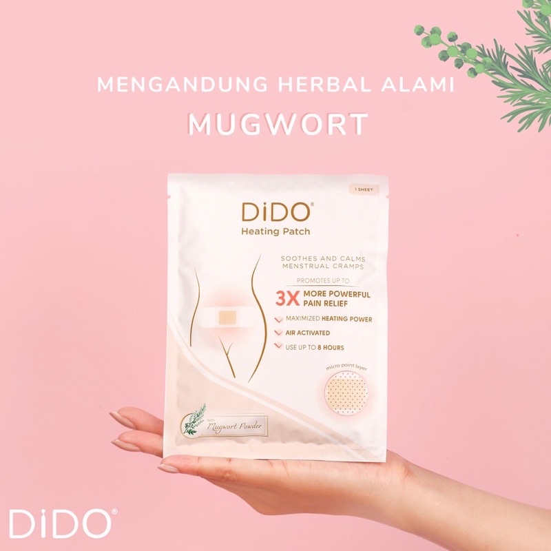 Dido Heating Patch Pereda Nyeri Menstruasi Haid Plester Koyo Hangat Perut Mengatasi Dilep Mens