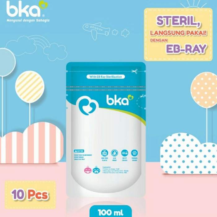 BKA Kantong ASI 100ml / 120ml / 200ml Breastmilk Bag Plastik ASI