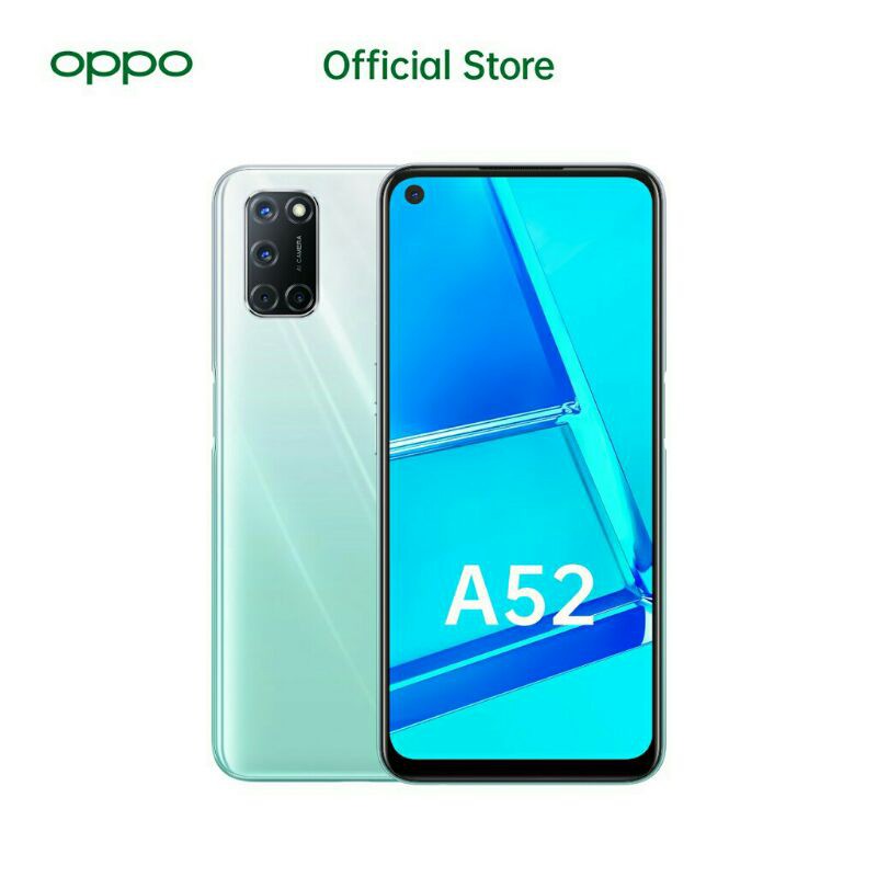 OPPO A52 6 GB/128GB white (fast charging 18W, 5000Mah, snapdragon