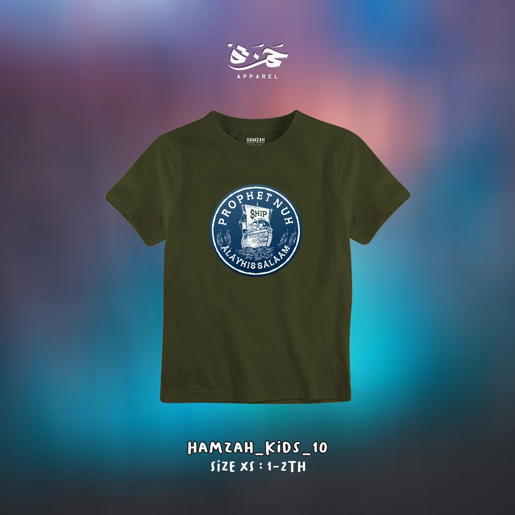 Kaos Anak Muslim - Kaos Anak 1-2 Tahun - Kaos Anak Prophet NUH - Kaos Anak Laki - Tshirt Anak Laki -