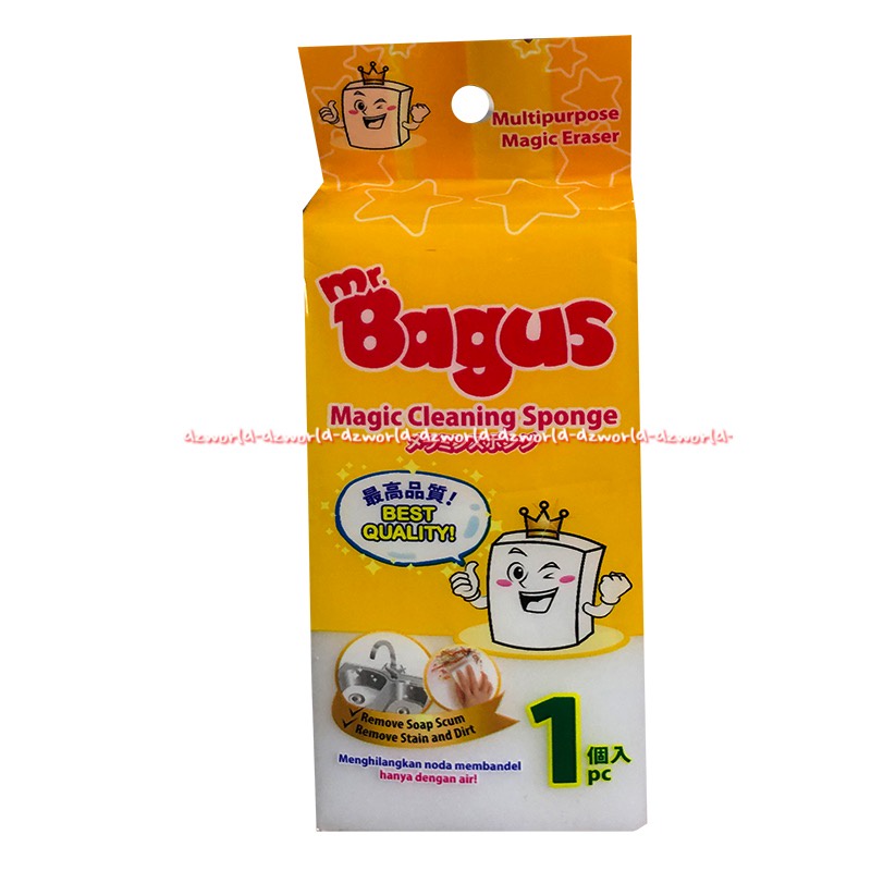 Mr Bagus Magic Cleaning Sponge 1pcs Spons Busa Pembersih Cuci Piring Noda Membandel Susah Hilang