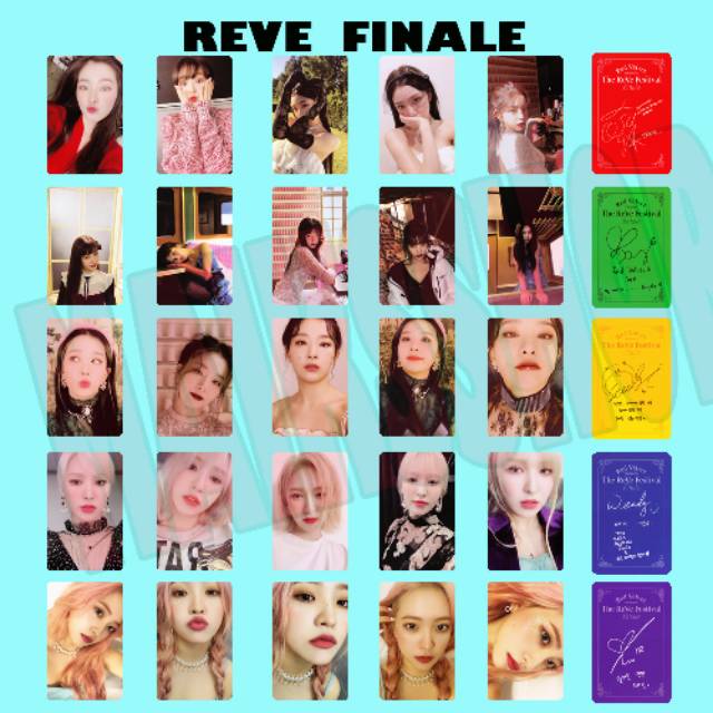 Red Velvet Reve Festival Finale Photocard Kpop