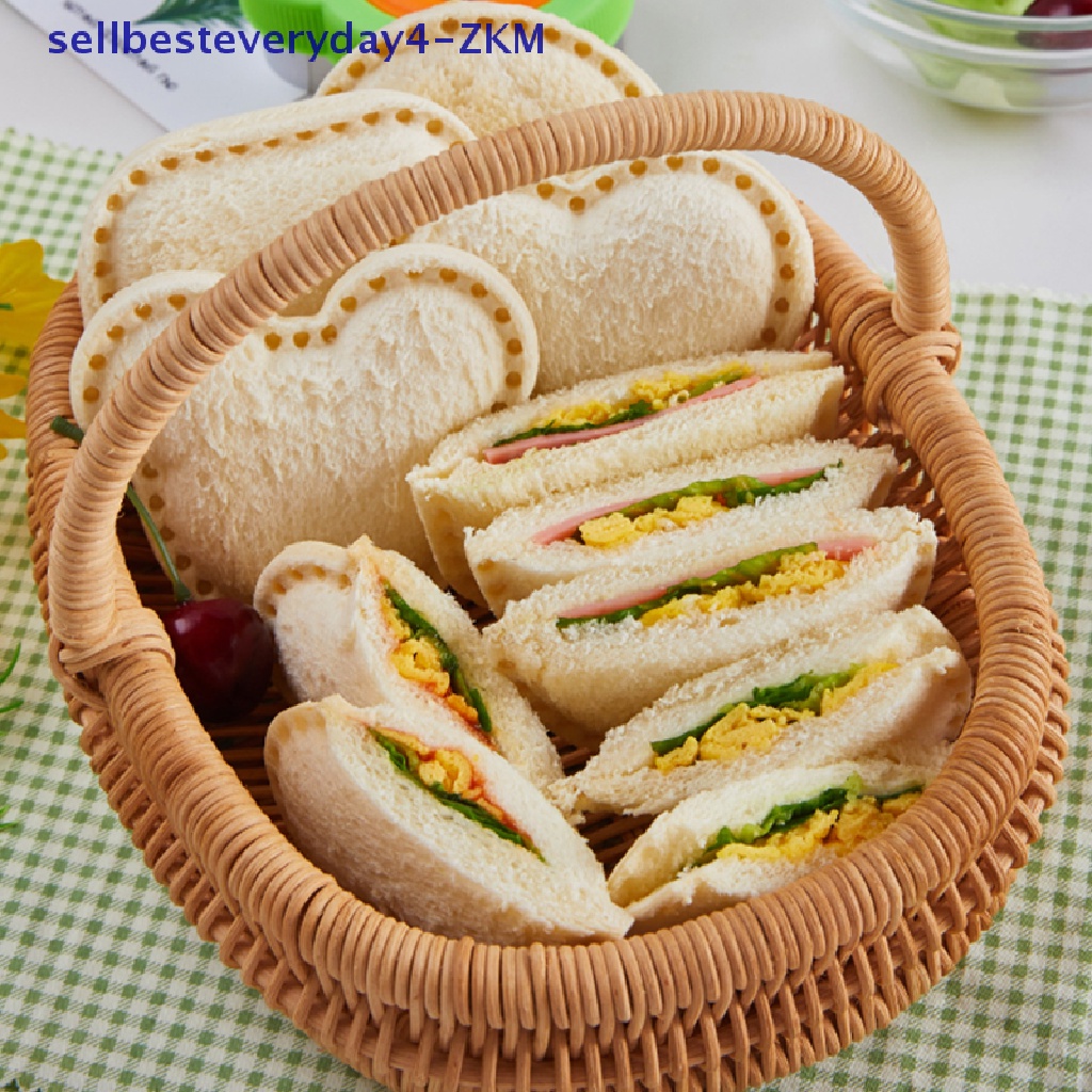 Cetakan Pemotong Roti Sandwich Cookie Bahan Stainless Steel Logam