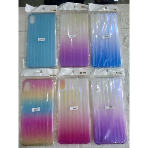 Case koper pelangi iPhone XS MAX