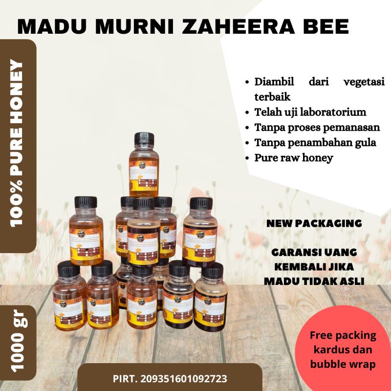 

MADU MURNI ASLI 100% / MULTIFLORA/ RANDU / HUTAN AKASIA 125 ml