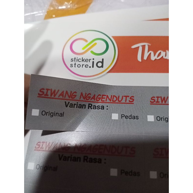 

STIKER LABEL KEMASAN PRODUK CROMO BONTAK / STICKER KEMASAN / STIKER CUTTING MURAH BEKASI JAKARTA