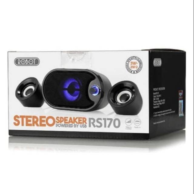 SPEAKER portabel Robot RS170 PC laptop dan smartphone