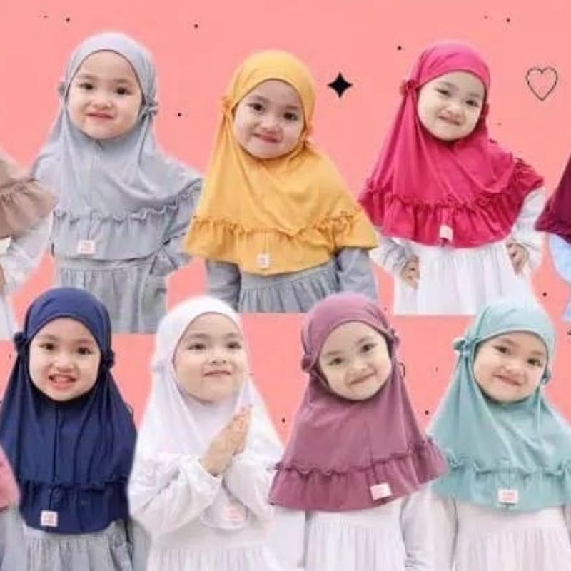 jilbab bayi kerudung instan huyla