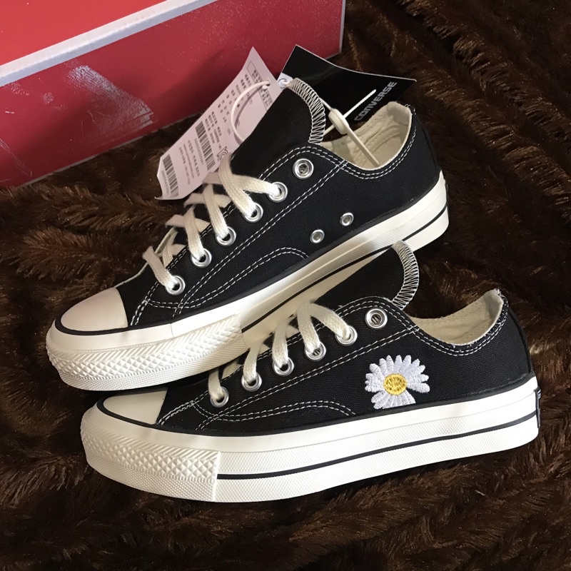 SEPATU CONVERSE PEACE MINUS ONE BLACK LOW