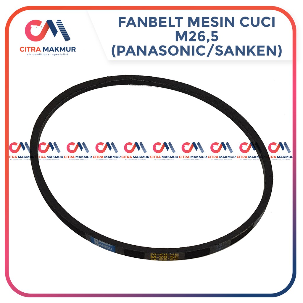 Vanbelt M26.5 Mesin Cuci Panasonic SAnken Belt Fanbelt M 26,5 o-630 o-640