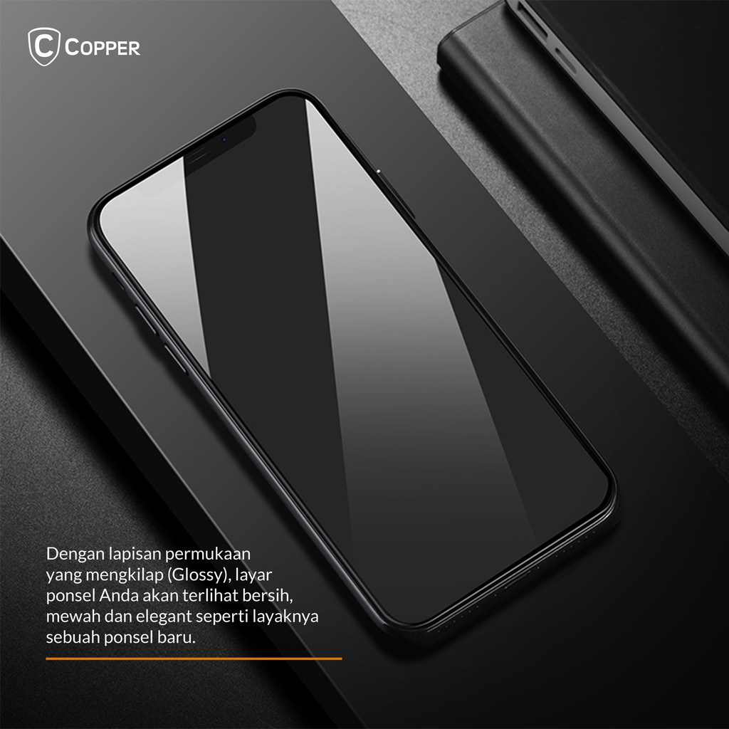 Samsung A52 - COPPER Tempered Glass FULL GLUE PREMIUM GLOSSY