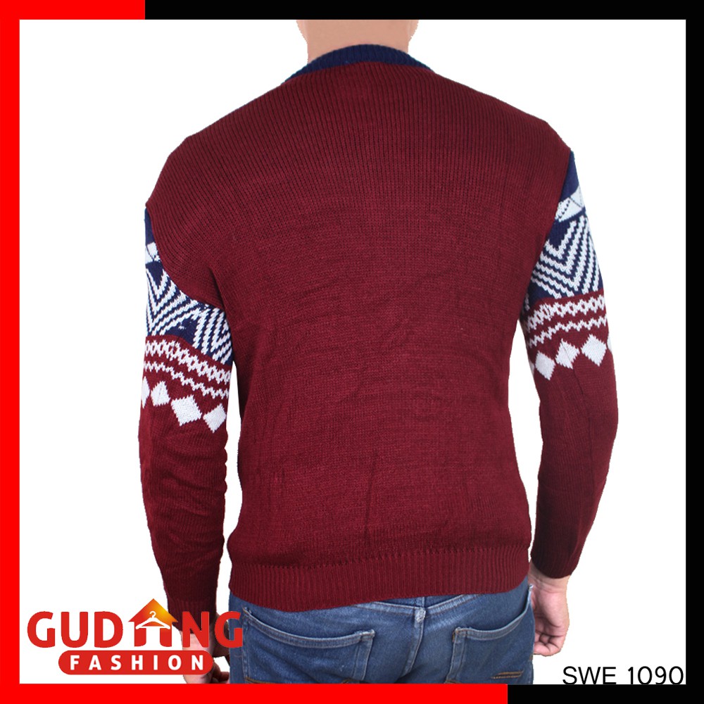 Sweater Rajut Pria Model Tribal Terbaru - SWE 1090