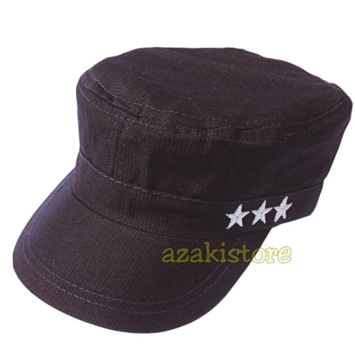 topi pria comando logo bintang